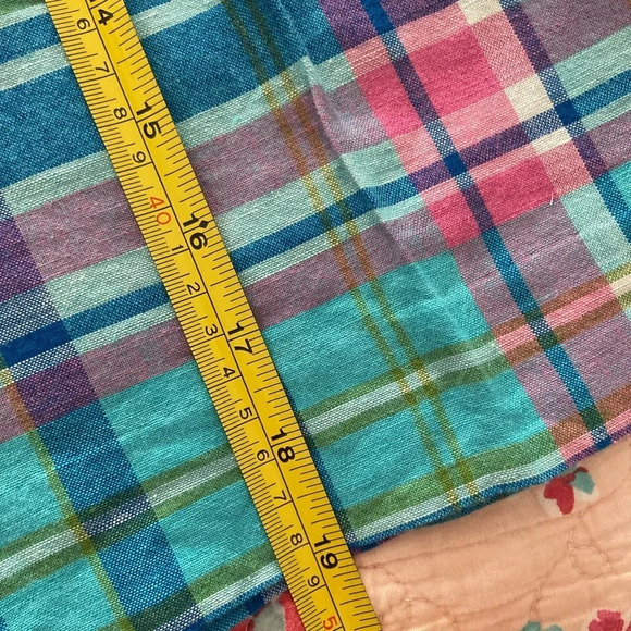 Talbots Plaid Perfect Short Sz 12 P 9” inseam - Picture 8 of 8